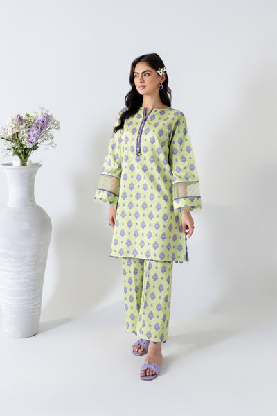 2 Piece - Printed Lawn Suit - Blossom