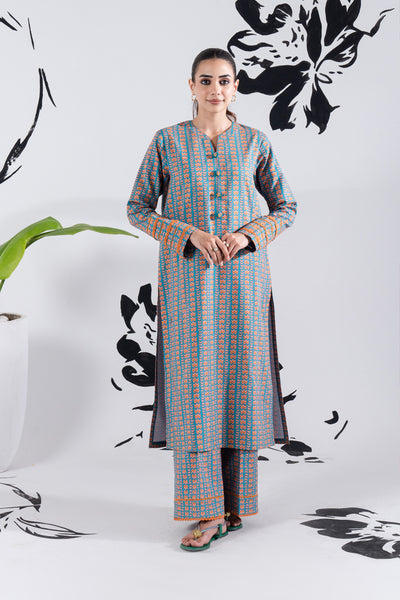 2 Piece - Printed Lawn Suit - GLV2-04