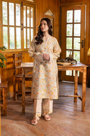 2 Piece - Printed Khaddar Suit - MSV1-07